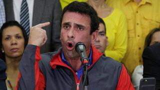 Capriles niega el inicio de un diálogo en Venezuela