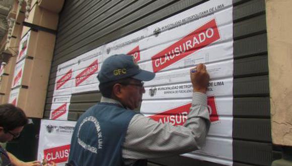 Comuna de Lima clausura restaurantes y estudios de abogados