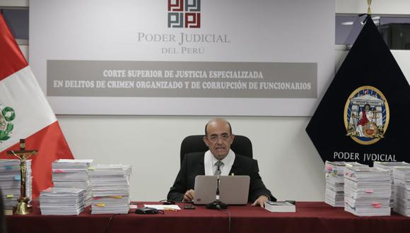 Magistrado Zúñiga leyó su resolución en una larga sesión que comenzó minutos antes de las 4 p.m. y se extendió por más de cuatro horas.(Foto: GEC)