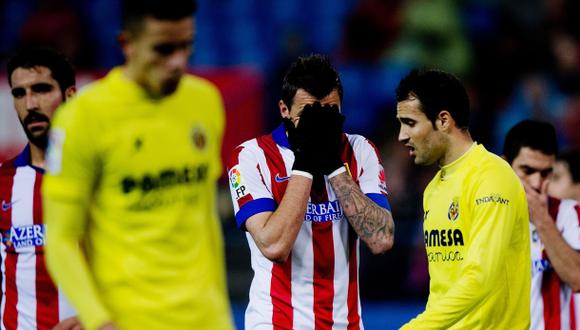 Atlético Madrid cayó de local 1-0 ante Villarreal por Liga BBVA