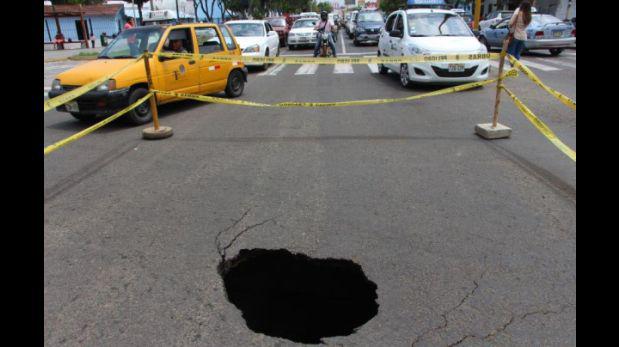 El lugar ha sido cercado por personal de Sedalib, la empresa que administra el servicio de agua potable y desag&uuml;e en esta ciudad. (Foto: Johnny Aurazo)