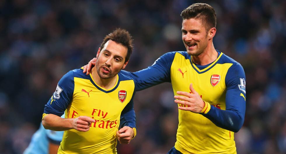 Santi Cazorla anotó el tanto del Arsenal. (Foto: Getty Images)