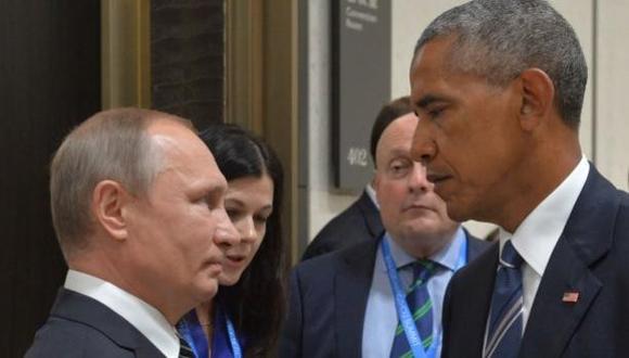 Vladimir Putin y Barack Obama en China. (AFP)