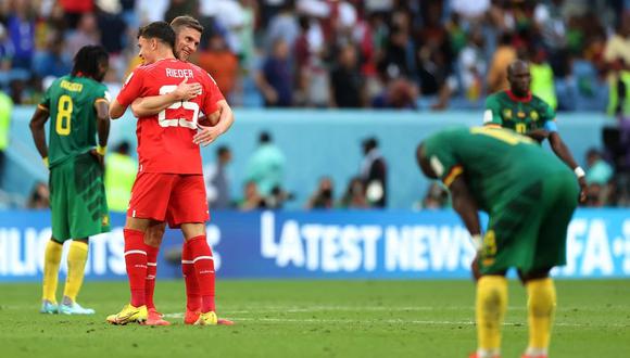 Resumen del partido entre Suiza vs. Camerún. (Foto: REUTERS/Carl Recine)
