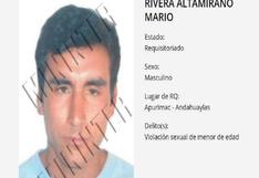Andahuaylas: capturan a violador incluido en lista de más buscados