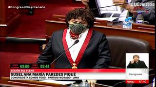 Susel Paredes: intervención de congresista ante el Pleno fue traducida al quechua tras incidente al inicio de la jornada