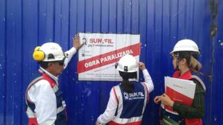 Sunafil paraliza tres obras de construcción en Surquillo y La Molina