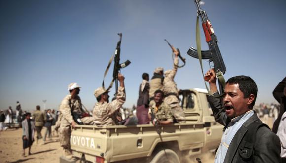 Hutíes anuncian la captura de un “gran número” de militares saudíes en Arabia Saudita. (AP).