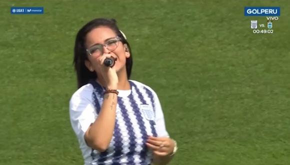 Daniela Darcourt en la final de Alianza Lima vs. Binacional. Foto: Gol Perú.