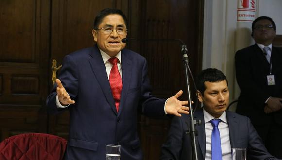 Manuel Asmat Rubio afirma que no conocía de los planes de César Hinostroza para fugar del Perú. (Foto: Congreso)
