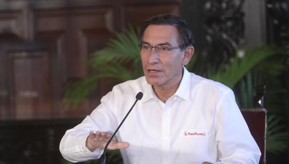 El presidente Martin Vizcarra, anunció que  someterá a referéndum la eliminación de la inmunidad parlamentaria. (Foto: Peruvian Presidency / AFP)