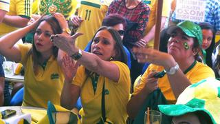 Hinchas brasileños en Lima vivieron así el empate del 'scratch'