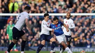 Everton 0-0 Tottenham: resumen del partido por la Premier League