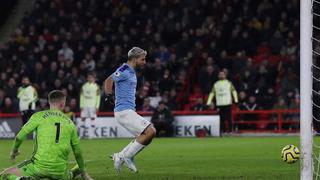 Manchester City venció 1-0 a Sheffield United por la Premier League con gol del ‘Kun’ Agüero