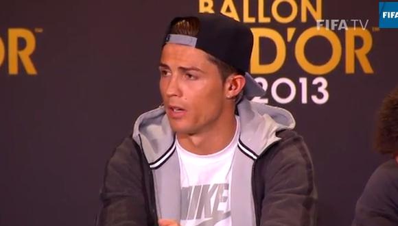 Cristiano: "No voy a mentir, quiero ganar el Balón de Oro"