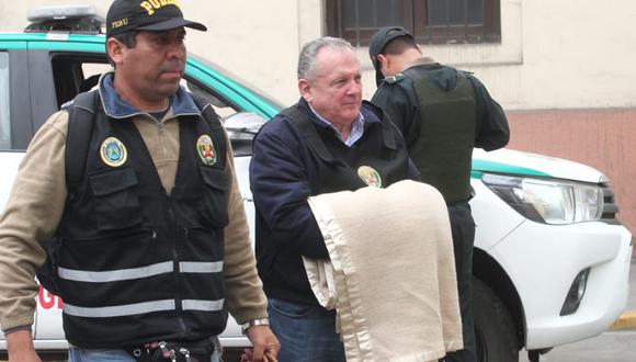 Vicente Silva Checa fue detenido como presunto miembro de la organización criminal que liberaba Keiko Fujimori (Foto: Juan Ponce)