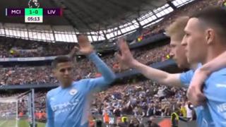 De Bruyne marcó el 1-0 de Manchester City ante Liverpool por la Premier League | VIDEO