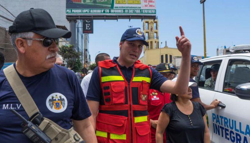 El alcalde de La Victoria, George Forsyth, pide reforzar la seguridad policial en zonas como Gamarra (Foto: Municipalidad de La Victoria)