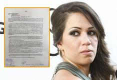 Melissa Klug envía carta abierta contra América Televisión y Al Aire