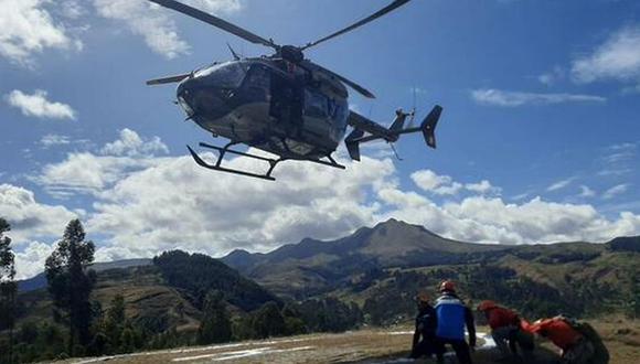 Policías de Alta Montaña y pilotos peruanos son capacitados en operaciones de rescate por la Gendarmería Francesa. (Foto: Mininter)