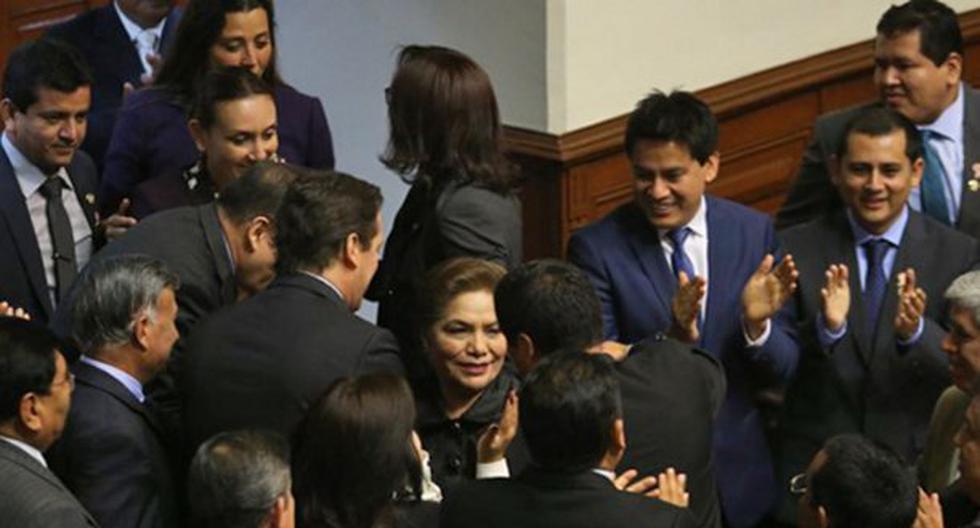 La congresista Luz Salgado, representante de Fuerza Popular, será la primera presidenta del Congreso de la República. (Foto: Andina)
