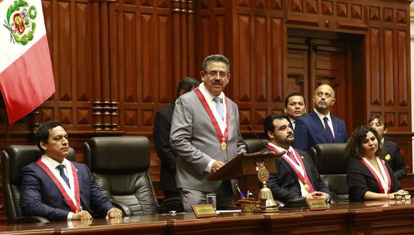 Manuel Merino explicó que el control concurrente no se aprobó dentro de las facultades delegadas al Ejecutivo porque contravenía la Ley Orgánica de la Contraloría. (Foto: GEC)