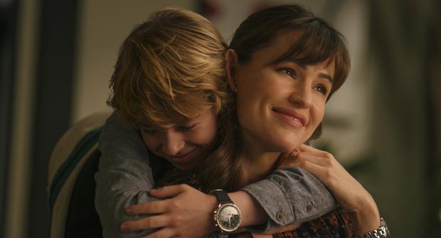 Walker Scobell and Jennifer Garner on stage from "The Adam Project."  (Photo: Netflix)
