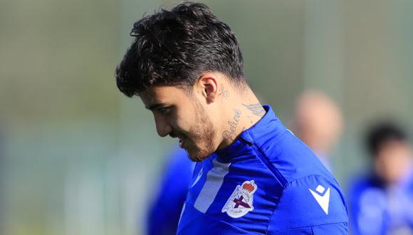 Beto da Silva, joven delantero peruano que vive horas difíciles en el Deportivo La Coruña. (Foto: Riazor.org)