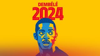 Barcelona anunció la renovación de Ousmane Dembélé hasta el 2024
