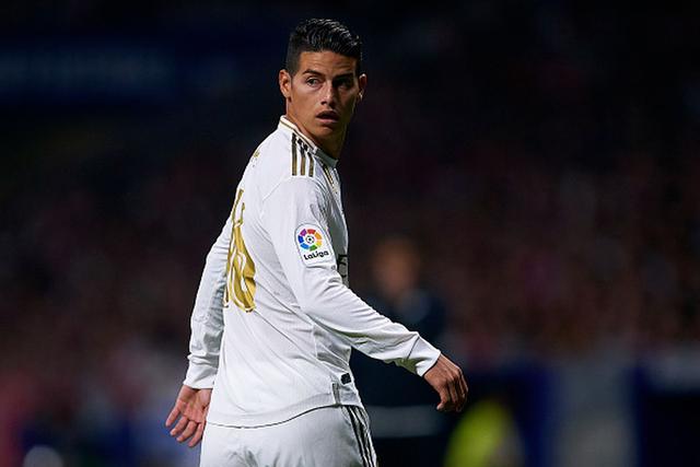 El volante colombiano de 28 años James Rodríguez tiene contrato hasta el 30/06/2021. Su valor es de 32 millones de euros. (Foto: AFP)