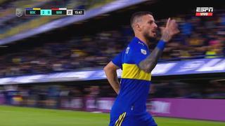 Acrobacia de Benedetto y golazo: ‘Pipa’ puso el 2-0 de Boca Juniors vs. Barracas Central | VIDEO