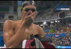 Río 2016: nadador Miguel Durán se quiebra en lágrimas por saltar antes de tiempo