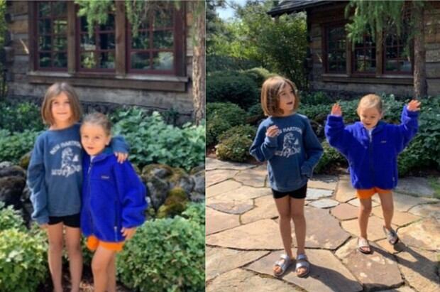 Su hija de 7 años, Penélope, y Reign, de 5, acompañaron a Kourtney Kardashian. (Foto: Instagram)