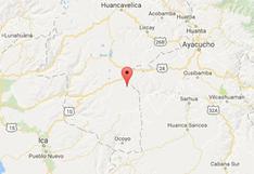 Perú: tres sismos se registraron en Ayacucho, Ica y Huancavelica