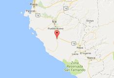 Perú: sismo de 3,8 grados en Ica asustó a los ciudadanos