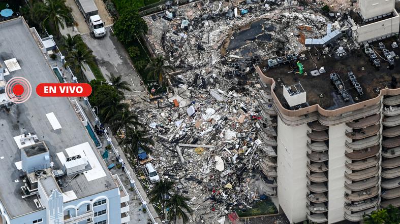Derrumbe en Miami EN VIVO: Últimas noticias, rescate en la Champlain Towers y más