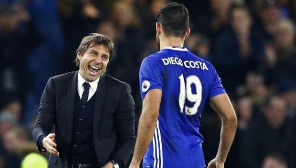 Chelsea: Antonio Conte desmintió altercado con Diego Costa