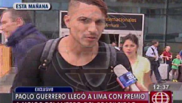 Paolo Guerrero: "Estoy tranquilo en Corinthians"