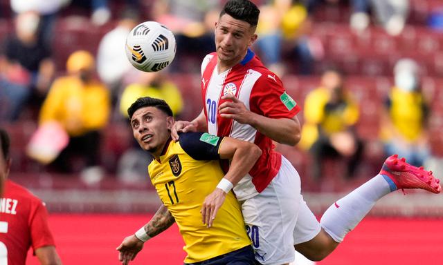 Ecuador vs. Paraguay se enfrentaron por la fecha 9 de las Eliminatorias | Foto: AFP