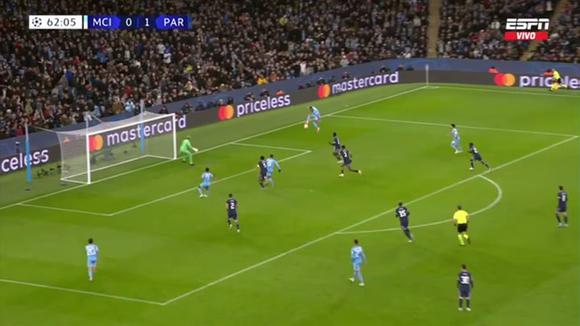 Raheem Sterling anotó el 1-1 para el Manchester City vs. PSG. (Video: ESPN)