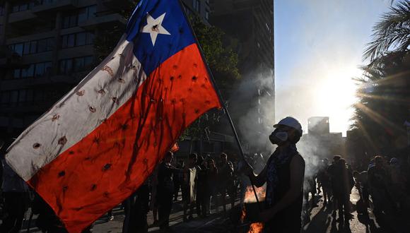 El estallido social en Chile empezó en octubre. (AFP / Johan ORDONEZ).