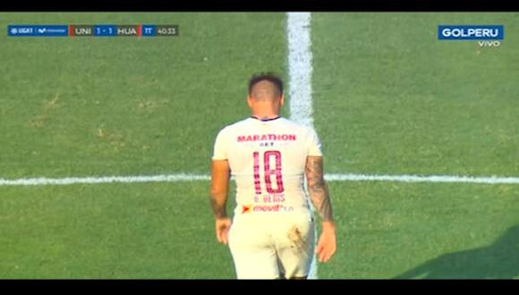 Universitario vs. Sport Huancayo: Germán Denis anotó el 1-1 con este violento remate de penal | VIDEO. (Video: Gol Perú / Foto: Captura de pantalla)