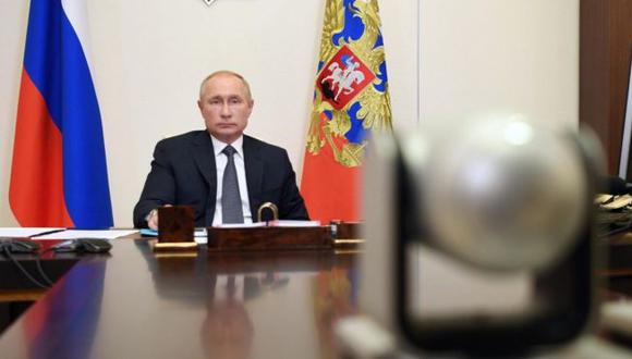 El presidente ruso, Vladimir Putin, anunció a principios dfe agosto que la vacuna Sputnik V de su país había sido aprobada. (Foto: EPA)