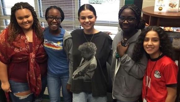 Selena Gómez realizó una visita sorpresa a su antigua escuela en Texas. (Foto: Instagram)