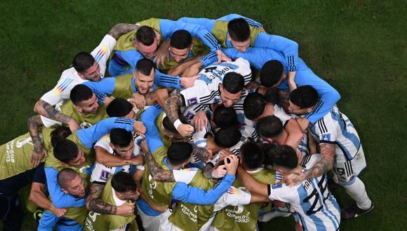 Argentina se medirá contra Croacia este martes 13 por el pase a la final de Qatar 2022 | Foto: AFP