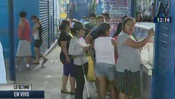 San Juan de Lurigancho: delincuentes roban S/30 mil en mercado