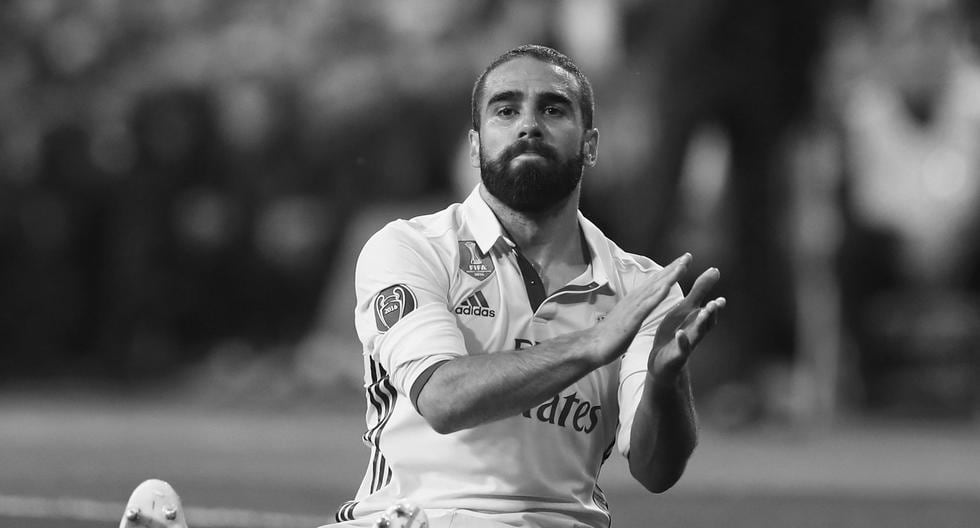 Dani Carvajal sufre una lesión de grado 2 en el bíceps femoral derecho, informó Real Madrid. (Foto: Getty Images)