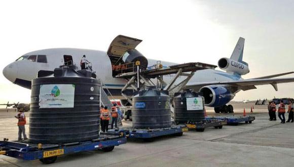Llega a Lima la ayuda humanitaria procedente de Bolivia