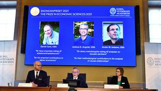 Nobel de Economía 2021: David Card, Joshua D. Angrist y Guido W. Imbens