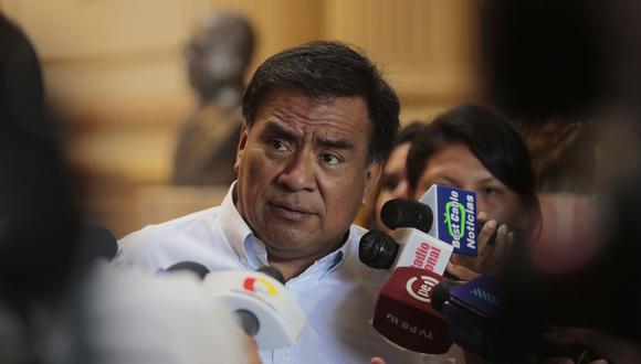Velásquez Quesquén aseguró que el pedido del Gobierno “está fuera de foco”. (Foto: Archivo El Comercio)